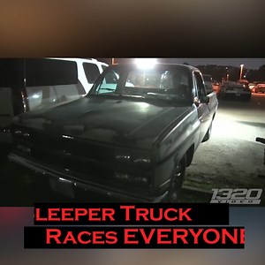 Racing a Supercharged C10 SLEEPER Truck! 🔥💨 | 1320Video.com