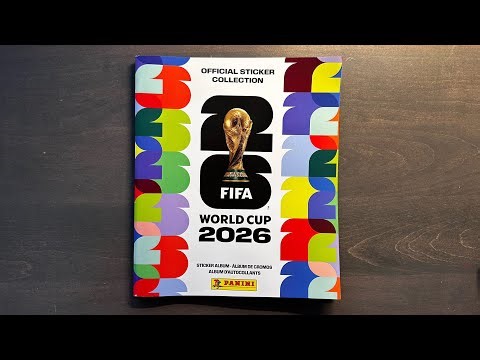 2026 Panini FIFA World Cup Official Sticker Collection 50 Pack Online-Exclusive Box Opening