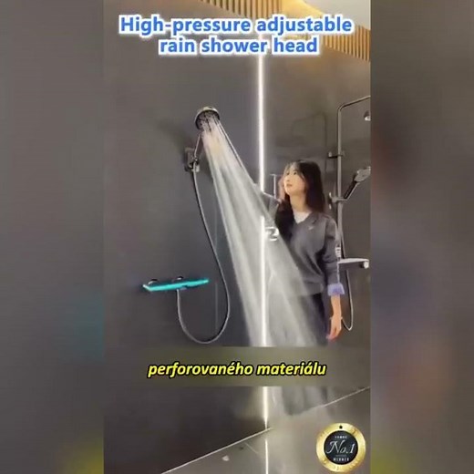 🚿 Sprchová hlavica s veľkým panelom a 6 režimami – silná filtrácia, vysoký tlak a kvalitnejšia voda!