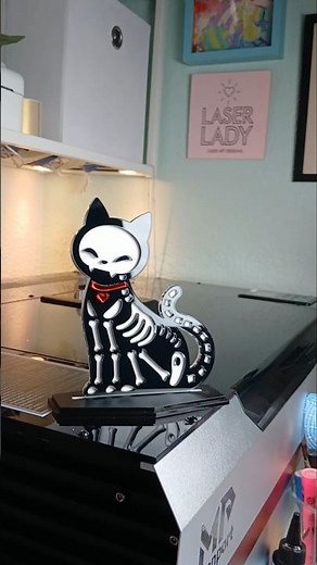 PERFECTLY Align Tiny Laser Cut Pieces *Every Time* with this Trick! 💀 #lasertips #lasercut