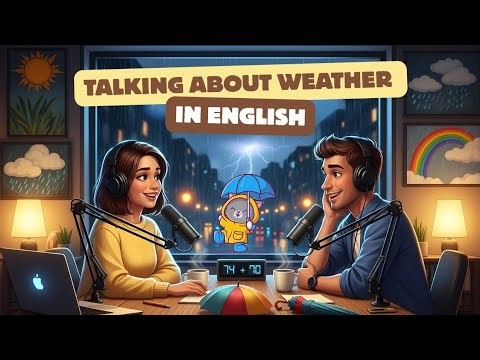 Learn English Through Weather Conversations ☀️🌧 Fun & Easy Podcast for Beginners