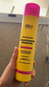 LINHA CRESCIMENTO ABSOLUTO Seus cabelos não crescem ou estão com queda? Nunca mais! ✨ A Linha Crescimento Absoluto iLike Professional acelera o crescimento dos fios, fortalece desde a raiz e devolve toda a vitalidade que seu cabelo precisa. Com ativos poderosos como Biotina, Óleo de Rícino e Extrato de Café, seus fios crescem até 3x mais rápido, resistentes e sem queda. É força, brilho e saúde em cada lavagem. Seu cabelo no modo crescimento absoluto! 💆‍♀️🌿 | ILike Professional