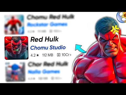 I Tried The 🔥Ultimate Hulk 😍 Game On Play Store — CRAZY Results! 😱