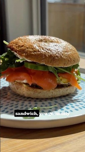 Smoked Salmon Breakfast Sandwich