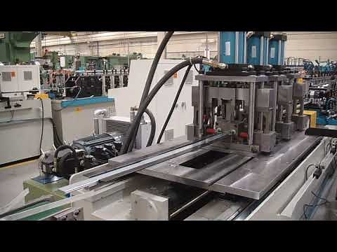 telescopic channel roll forming machine