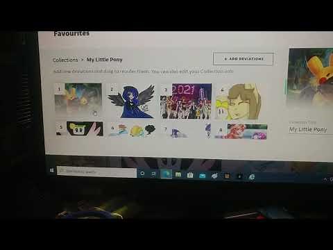 how to remove something from a deviantart collection