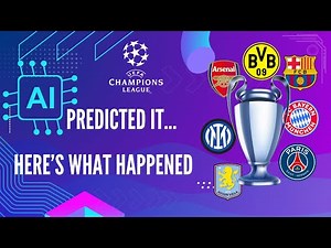 AI predicted the Champions League matches – and here’s what happened! 🔥⚽ | UCL 2025