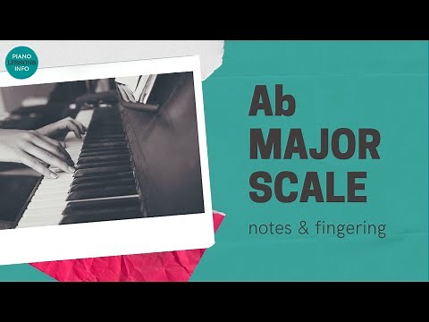 How to Play A Flat Major Scale on Piano - Fingering!