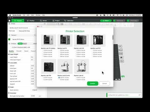 Download, install, and set up the Bambu Studio slicing software for the Bambu Lab A1 Mini