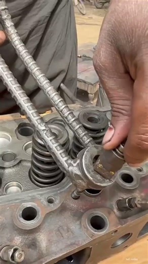 The procces installation valve #popular #automotive