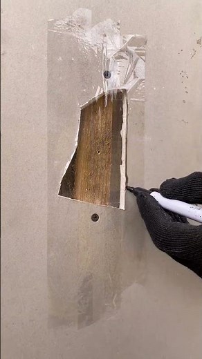 ¡Así se repara un agujero en la pared en minutos!