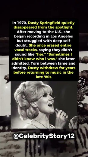 Struggle behind the velvet voice. Dusty Springfield. #shorts #singer #celebrity #hollywood