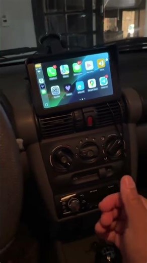 Universal Car Audio Multimedia System with CarPlay, Android and iOS, 7-inch Screen, and Rearview ...