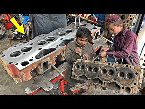 Repairing a Rusty 8-Cylinder Head | Incredible Dead Engine Head Restoration