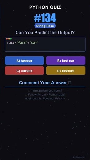 Python Quiz #134 — Can You Predict the Output? #shorts #python