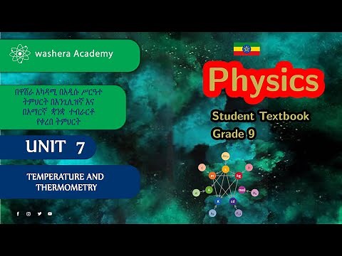 PHYSICS GRADE 9 UNIT 7 LESSON 1 TEMPRATURE AND OUR LIFE