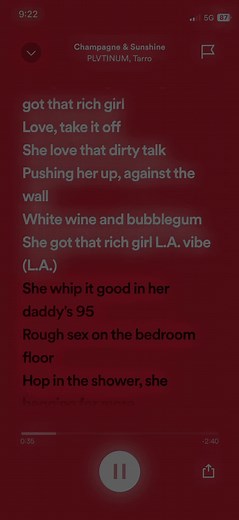 Champagne and Sunshine Lyrics - PLVTINUM, Taro Trending Song