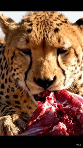 Cheetah's Primal Feast: Unseen Threat?
