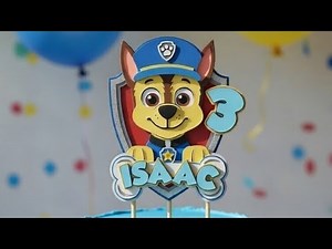 Paw Patrol Cake Topper – FREE SVG File for Cricut & Silhouette! 🐾