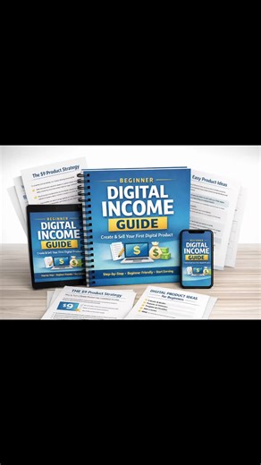 💡 Think you need a $500 course to start making money online? Think again. This Beginner Digital Income Guide gives you everything you need to start today — simple, beginner-friendly, and actionable. ✨ Learn the $9 product strategy, create your first digital product, and start earning without the overwhelm. 🚀 Download instantly and start building your digital income today. 🔗 Grab the guide in the link in my bio. 💬 My messages are always open — feel free to DM me if you have any questions or n