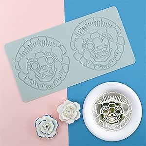 Hollow Portrait Fondant Mold 3D Silicone Mould Chocolate Candy Mold Sugar Craft Cake Decor Fondant Mould for Party Food Decorations