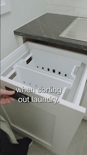 Integrated Laundry Basket: Built-In Storage for Your Utility Room