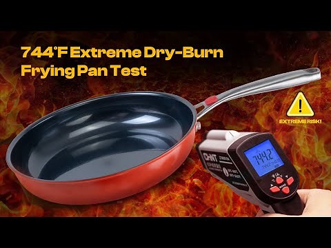 🔥Titaner Titanium Pan VS. 744°F Fire & Steel Wool — Will It Survive?