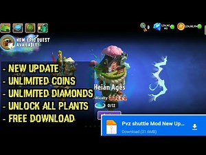 PVZ 2 SHUTTLE MOD NEW UPDATE MAP : HEIAN AGES