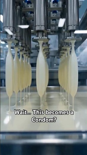 The High-Speed Factory Making Millions of Condoms #manufacturing #process #shorts