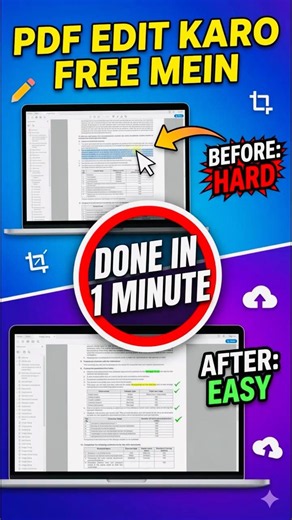 PDF Edit Karo FREE mein - Mobile Se Bhi! #shorts #howto #tutorial