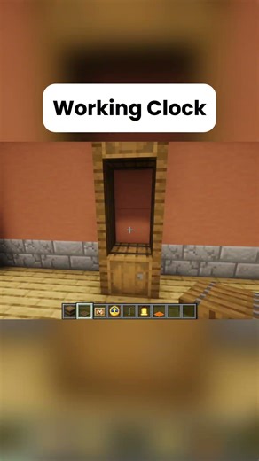 Minecraft Working Clock