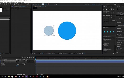 After Effects Tutorial_ Orbit Loop ae小球围绕旋转