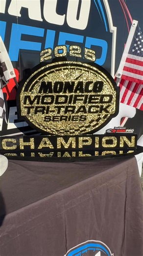 6.1K views · 43 reactions |  THE TROPHY HAS ARRIVED  Brought to life by Sign Pro, Inc., this is what they’ve been fighting for all season. Tonight, one race decides it all.  Chris Pasteryak  Ronnie Williams  Jon McKennedy Who’s your pick to take it home?  | Monaco Modified Tri-Track Series | Facebook