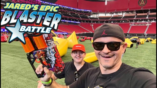 Inside Jared's epic blaster battle: MacDanny's Atlanta stadium adventure!