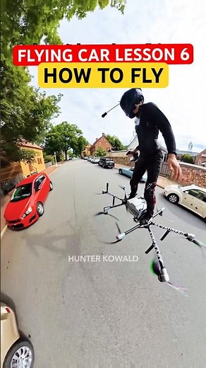 How to Fly a Flying Car with SkySurfer Aircraft 🚁 Flying Drone Vehicle. #shorts