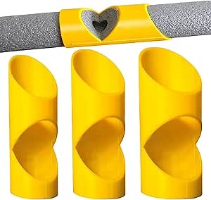 Tube Lagger Pro, Foam Pipe Cutter Tool, Three Tube Insulation Cutting Fixture, 3D Printing Tube Lagger, Foam Pipe Insulation Cutting Tool (3 Pcs Yellow)