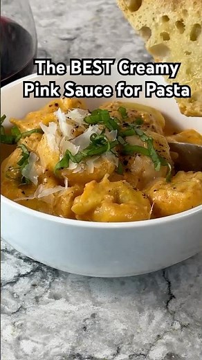 The BEST Creamy Pink Sauce for Pasta | PERFECT for National Tortellini Day