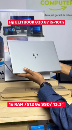 🔥 VENTE FLASH – HP ELITEBOOK 830 G7 Un PC pro, puissant et léger pour tout faire. ⚙️ Core i5 10e Gen | 16 Go RAM | 512 Go SSD 📺 Écran 13’’ Full HD 🖐️ Version tactile disponible ! 💰 259.000 FCFA seulement 🎁 Sac souris livraison offerte 📞 07 69 51 31 34 – ODA COMPUTERS | ODA Computers