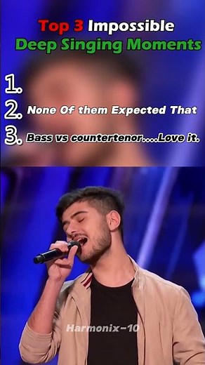 “Top 3 Ground-Trembling Deep Singing Moments of All Time”