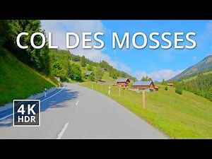 🇨🇭 Scenic Drive Through the Vaud Alps on the Col des Mosses