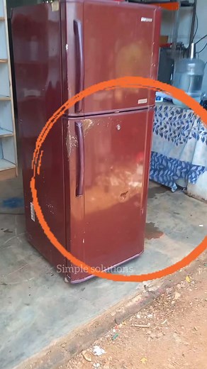 Fridge door painting/#reels/#reelsfb/#trending | Simple solutions