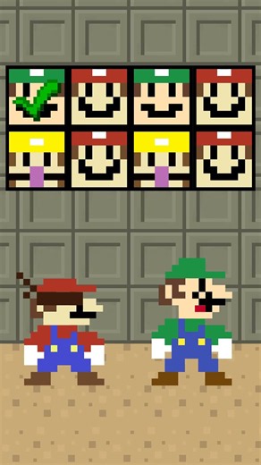 Wrong Picture = Game Over! 💀#mario #shortvideo #supermario #animation #memes #funny #minecraftshort
