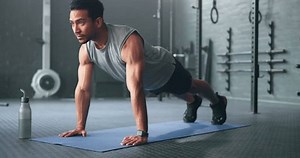 Fitness Man Pushups Muscle Exercise Training Stock Footage Video (100% Royalty-free) 1101031333 | Shutterstock