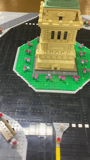 City rebuild begins! Updated roundabout #lego #legotiktok #legobuild #legocity