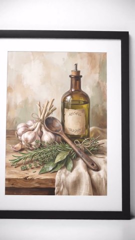 Rustic Kitchen Herbs Print, Farmhouse Wall Art, Cozy Kitchen Printable Home Decor (digital Download) - Etsy