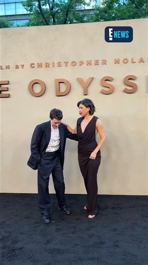 Elliot Page arrives with girlfriend Julia Shiplett to "The Odyssey" premiere in New York City.