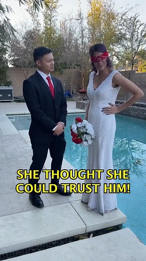 7.9K views · 26 reactions | Bride does a trust fall with the groom who pranks her  This video was produced by Network Media and Manuella | Gone Too Far | Facebook