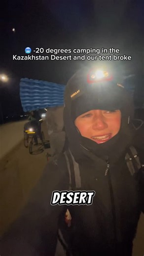 Sophie Tang | Raw Travel on Instagram: "Everything is going wrong 😅 Our cart is broken, our tent poles have frozen and we can’t put our tent up - it’s SO COLD! 🥶 #SophieTangTravels #TurkiyeToVietnam #travel"