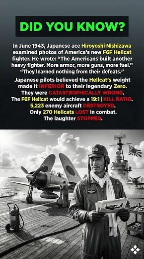 How The F6F Hellcat Achieved A 19:1 Kill Ratio Against The Zero 💀✈️ | WW2 Tactics