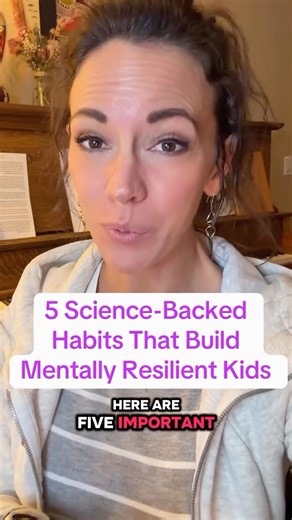 Sheradon on Instagram: "5 Science-Backed Habits That Build Resilient Kids"